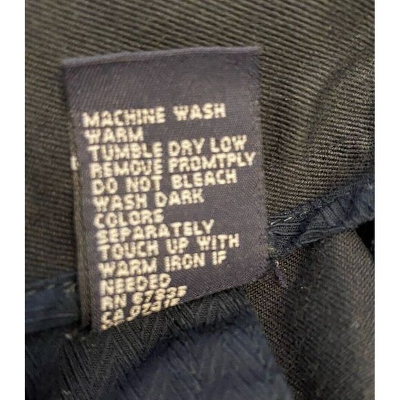 NAUTICA Mens Pants Pleated Front Classic Fit Rigger Pants 38x 34 Cuffed - Picture 4 of 4